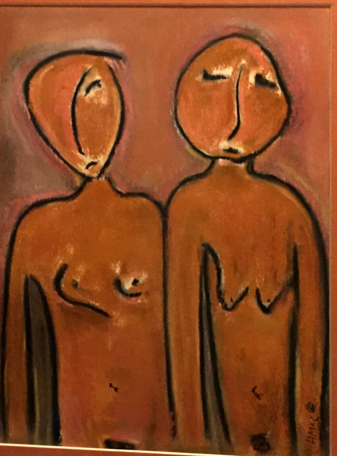 Two Made of Earth, artwork by Hugh McConville
