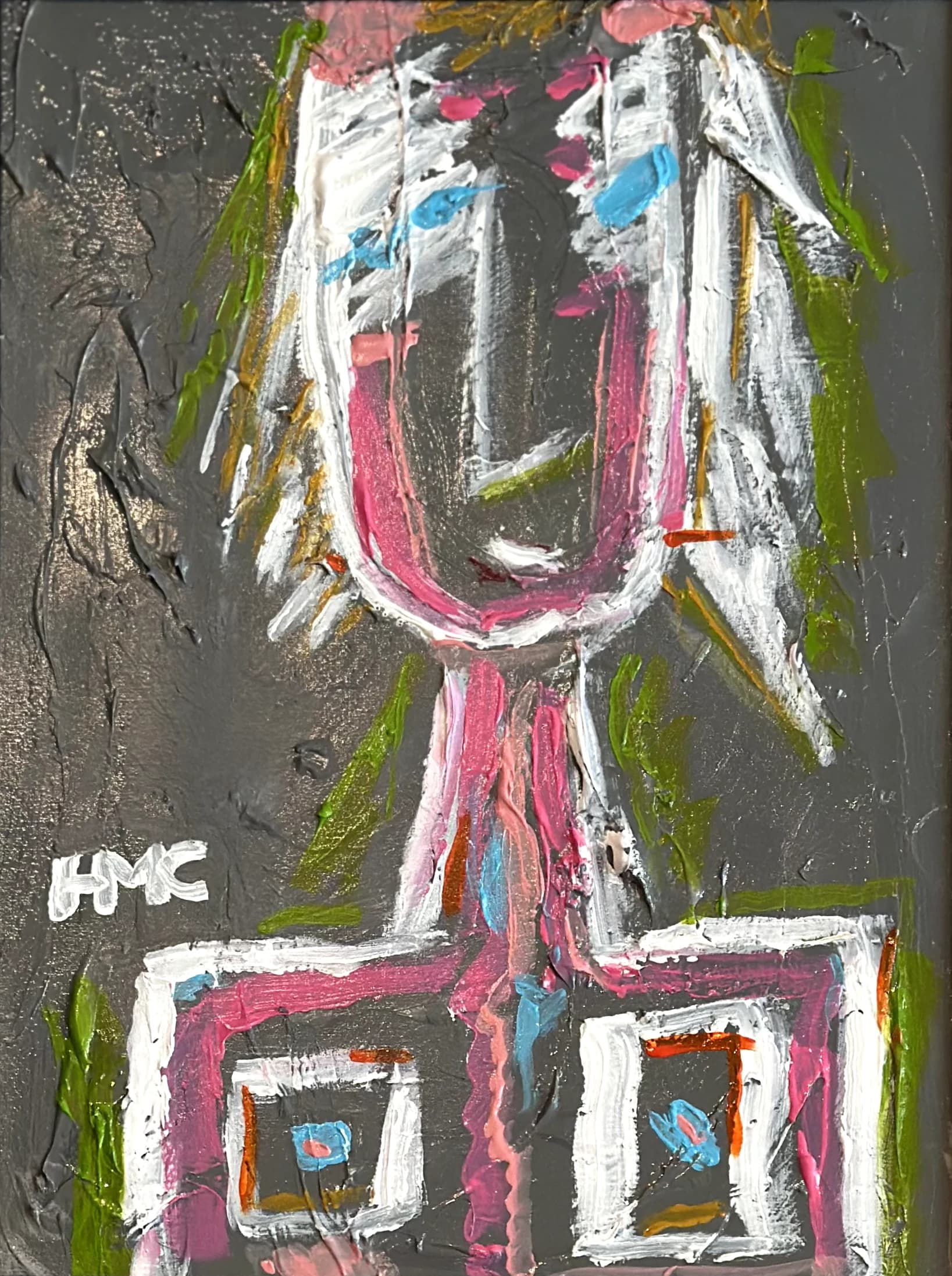 Rough Weather, Pink, artwork by Hugh McConville