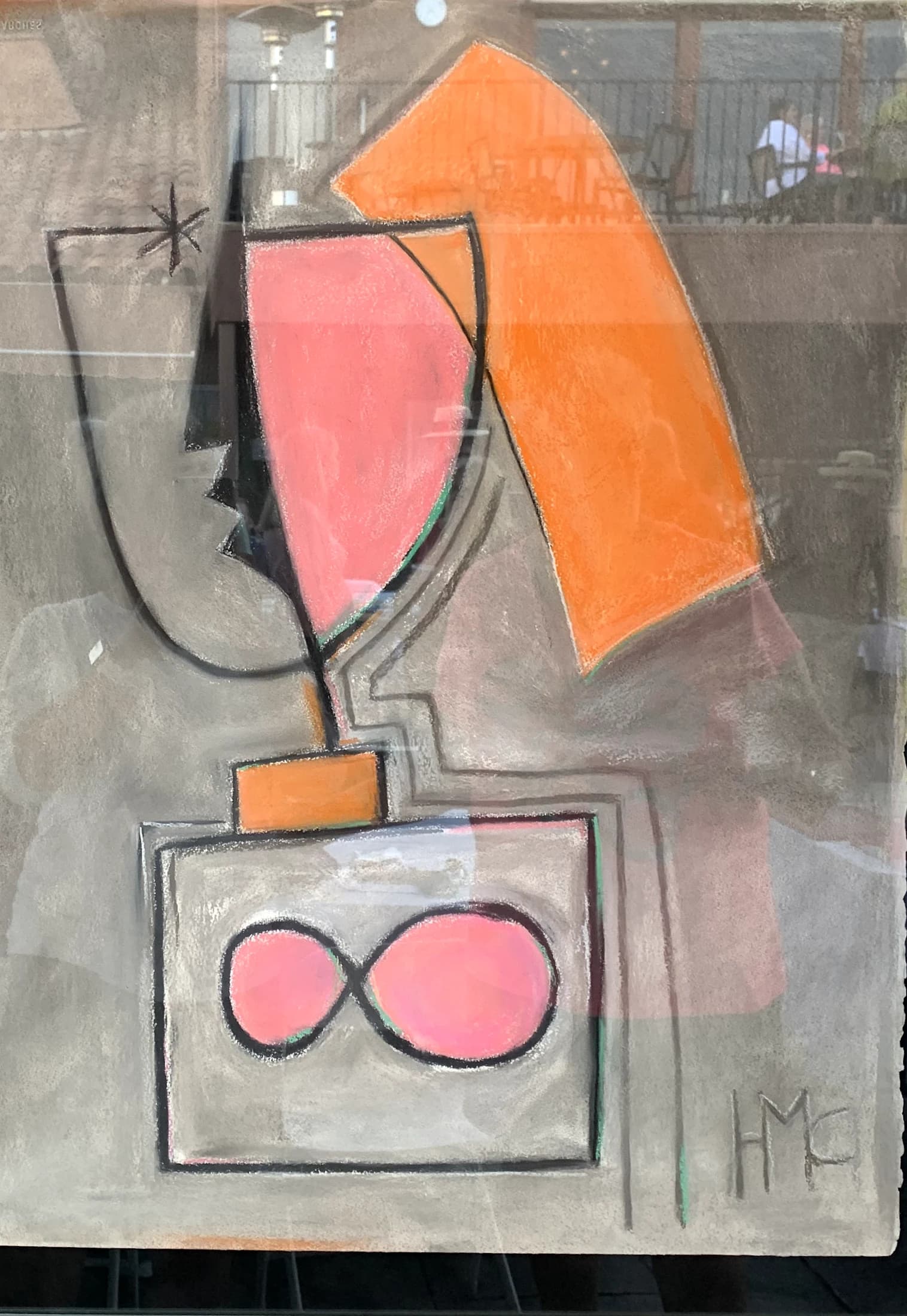 Instrument for an Orange Wing, artwork by Hugh McConville