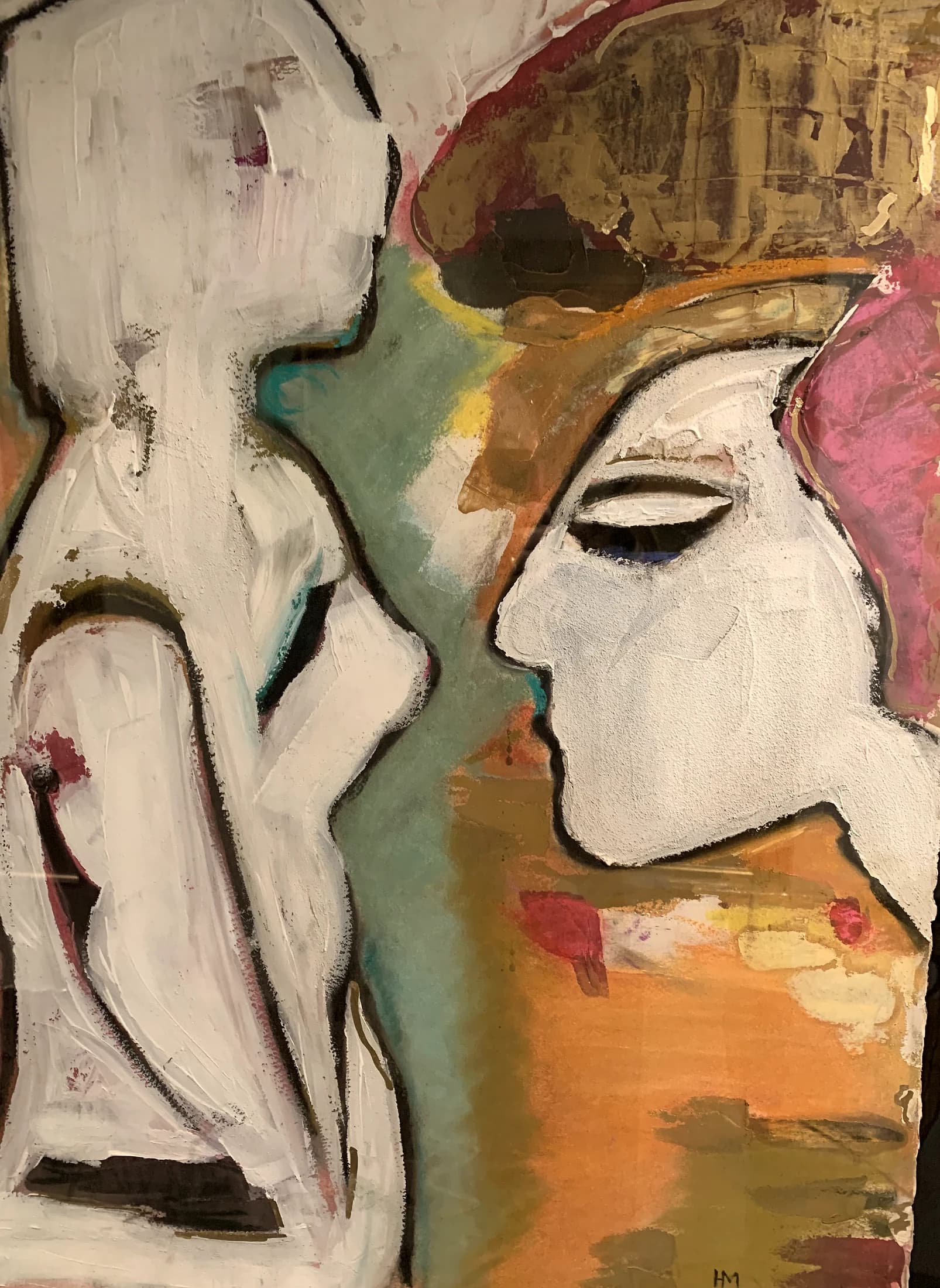 The Listening Pair, artwork by Hugh McConville