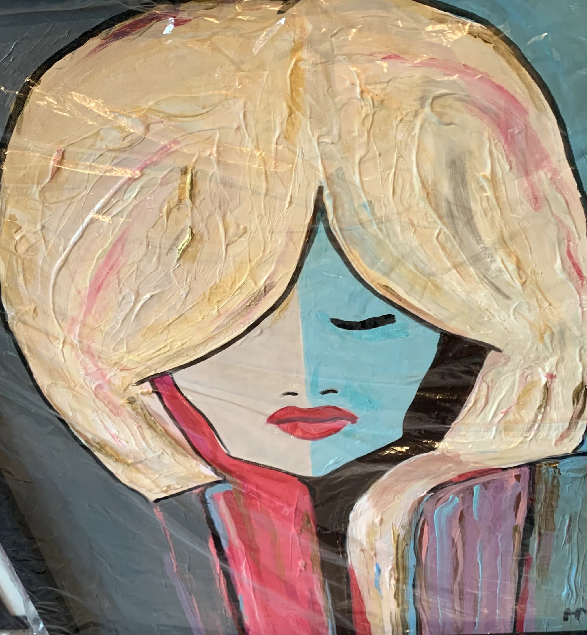 Composure in Teal, artwork by Hugh McConville