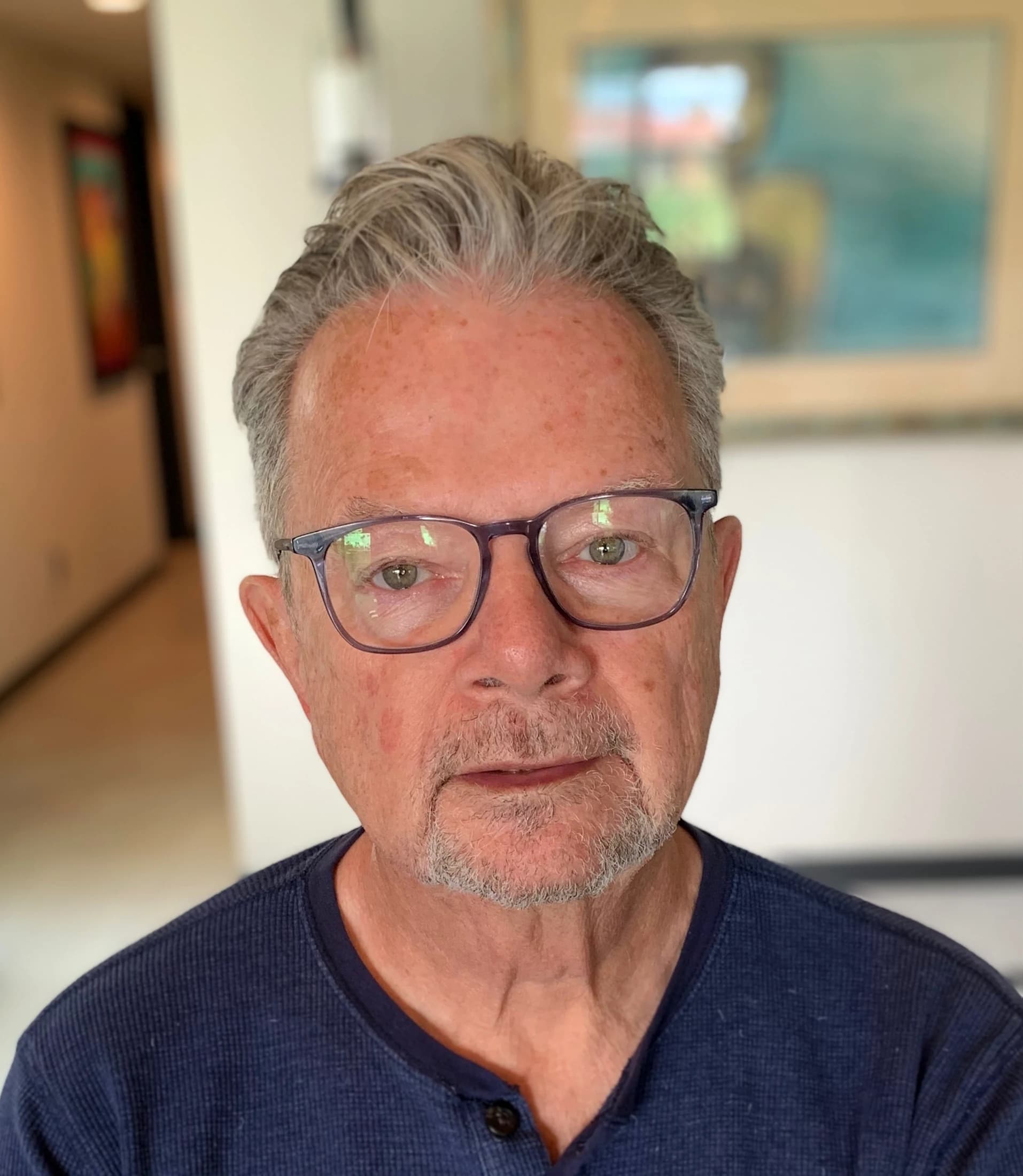Hugh McConville in the studio